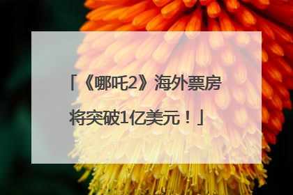 《哪吒2》海外票房将突破1亿美元！