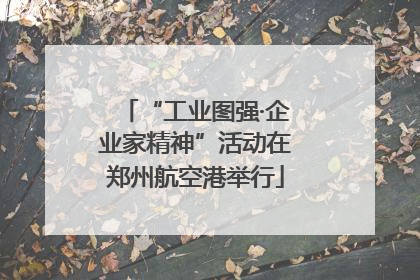 “工业图强·企业家精神”活动在郑州航空港举行