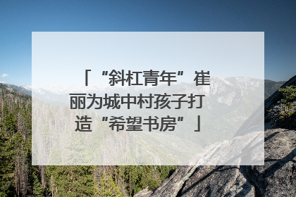 “斜杠青年”崔丽为城中村孩子打造“希望书房”