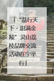“荔行天下・甜满金陵”灵山荔枝品牌交流活动在宁举行