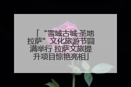 “雪域古城·圣地拉萨”文化旅游节圆满举行 拉萨文旅提升项目惊艳亮相