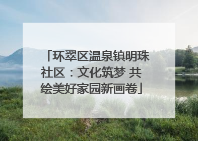 环翠区温泉镇明珠社区：文化筑梦 共绘美好家园新画卷