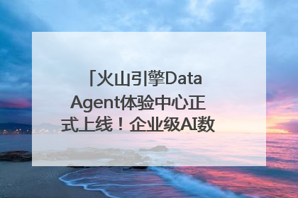 火山引擎Data Agent体验中心正式上线！企业级AI数据专家触手可及
