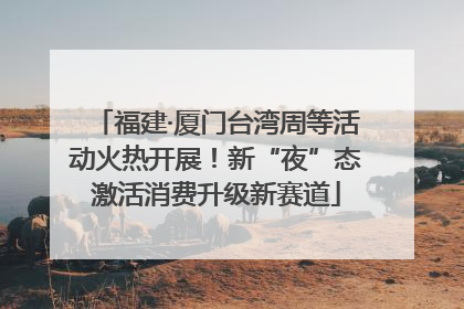 福建·厦门台湾周等活动火热开展！新“夜”态激活消费升级新赛道