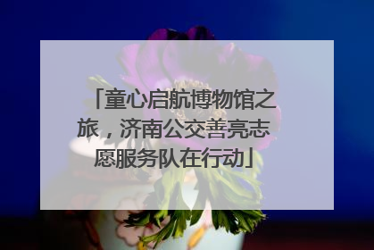 童心启航博物馆之旅，济南公交善亮志愿服务队在行动