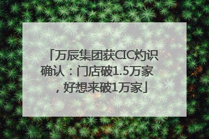 万辰集团获CIC灼识确认：门店破1.5万家，好想来破1万家