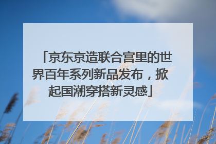 京东京造联合宫里的世界百年系列新品发布，掀起国潮穿搭新灵感