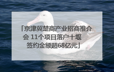 京津冀楚商产业招商推介会 11个项目落户十堰 签约金额超68亿元