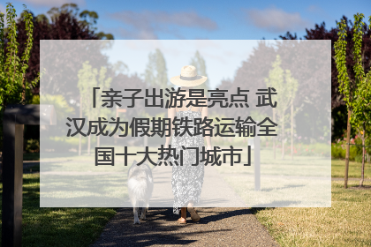 亲子出游是亮点 武汉成为假期铁路运输全国十大热门城市