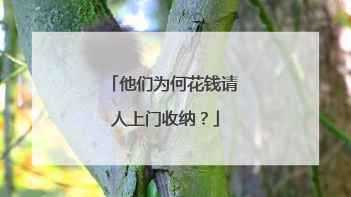 他们为何花钱请人上门收纳？