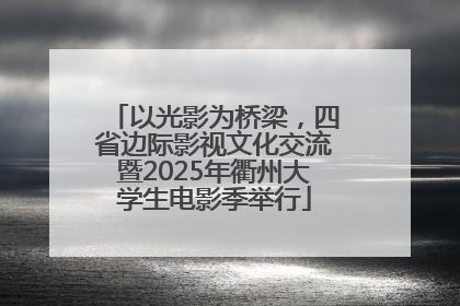 以光影为桥梁，四省边际影视文化交流暨2025年衢州大学生电影季举行