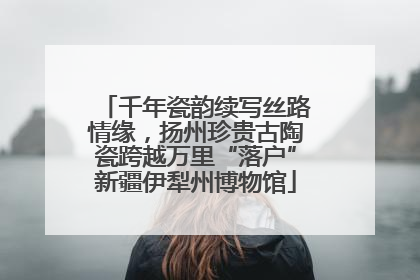 千年瓷韵续写丝路情缘，扬州珍贵古陶瓷跨越万里“落户”新疆伊犁州博物馆
