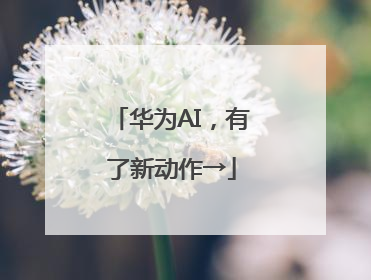 华为AI，有了新动作→