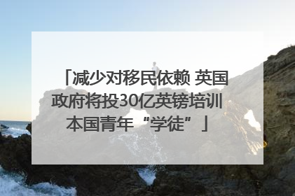 减少对移民依赖 英国政府将投30亿英镑培训本国青年“学徒”