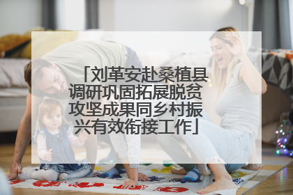 刘革安赴桑植县调研巩固拓展脱贫攻坚成果同乡村振兴有效衔接工作