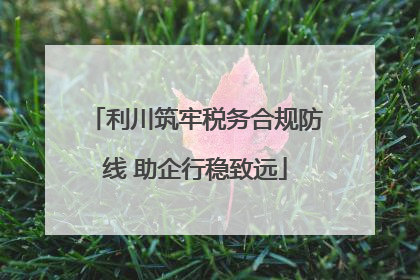 利川筑牢税务合规防线 助企行稳致远
