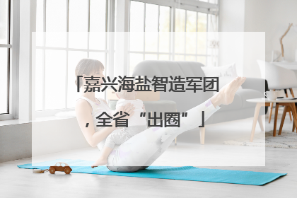 嘉兴海盐智造军团，全省“出圈”