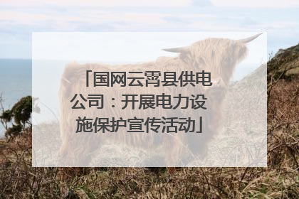 国网云霄县供电公司：开展电力设施保护宣传活动