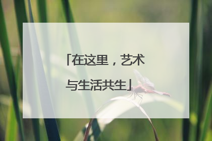 在这里，艺术与生活共生