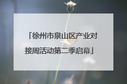 徐州市泉山区产业对接周活动第二季启幕