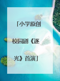 小学原创校园剧《逐光》首演