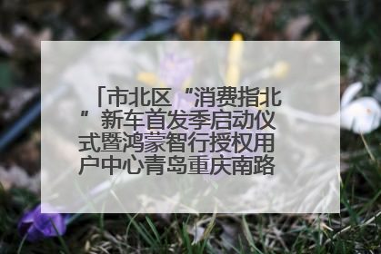 市北区“消费指北”新车首发季启动仪式暨鸿蒙智行授权用户中心青岛重庆南路开业盛典成功举办