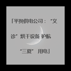 平舆供电公司：“义诊”烘干设备 护航 “三夏” 用电