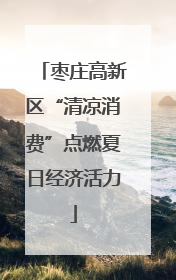 枣庄高新区“清凉消费”点燃夏日经济活力