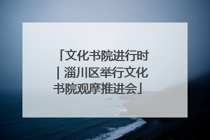 文化书院进行时｜淄川区举行文化书院观摩推进会