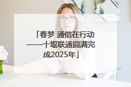 春梦 通信在行动——十堰联通圆满完成2025年