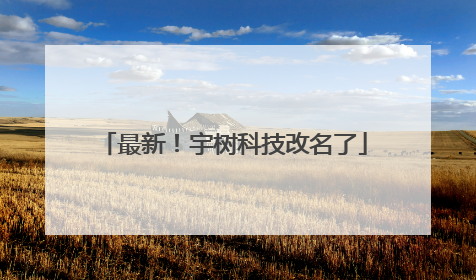 最新！宇树科技改名了