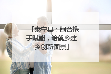 泰宁县：闽台携手赋能，绘就乡建乡创新图景
