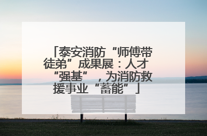 泰安消防“师傅带徒弟”成果展：人才“强基”，为消防救援事业“蓄能”