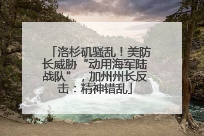 洛杉矶骚乱！美防长威胁“动用海军陆战队”，加州州长反击：精神错乱