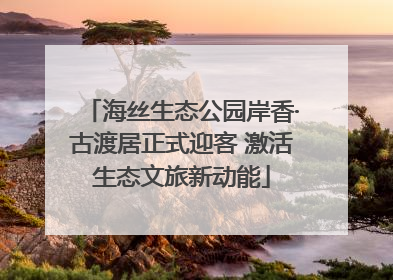海丝生态公园岸香·古渡居正式迎客 激活生态文旅新动能