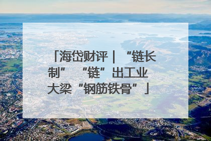 海岱财评｜“链长制” “链”出工业大梁“钢筋铁骨”
