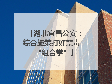 湖北宜昌公安：综合施策打好禁毒“组合拳”