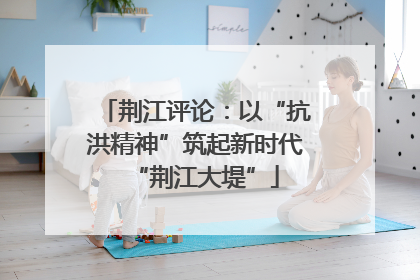 荆江评论：以“抗洪精神”筑起新时代“荆江大堤”