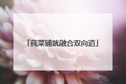 莼菜铺就融合双向道