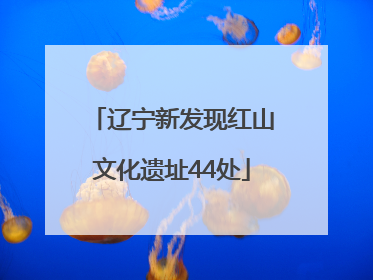 辽宁新发现红山文化遗址44处