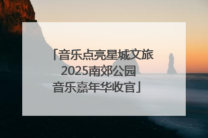 音乐点亮星城文旅 2025南郊公园音乐嘉年华收官