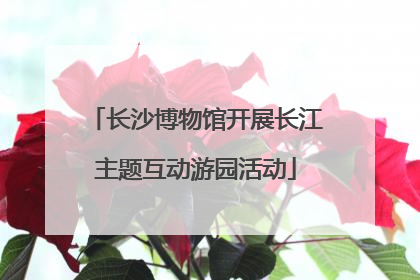 长沙博物馆开展长江主题互动游园活动