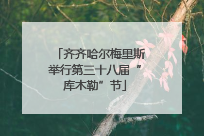 齐齐哈尔梅里斯举行第三十八届“库木勒”节