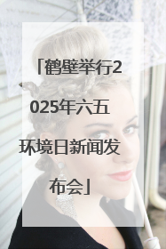 鹤壁举行2025年六五环境日新闻发布会