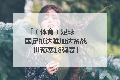 （体育）足球——国足抵达雅加达备战世预赛18强赛