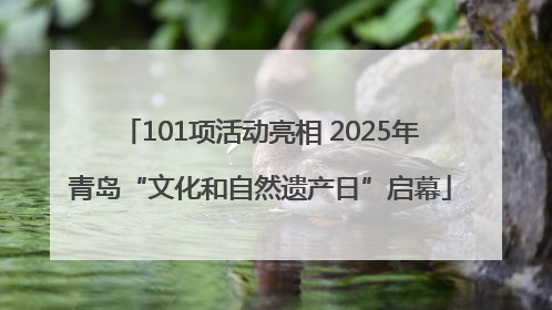 101项活动亮相 2025年青岛“文化和自然遗产日”启幕