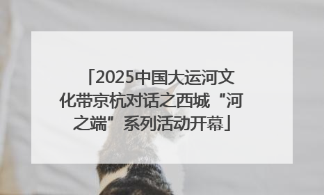 2025中国大运河文化带京杭对话之西城“河之端”系列活动开幕