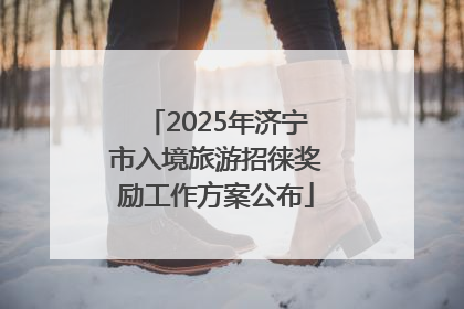 2025年济宁市入境旅游招徕奖励工作方案公布