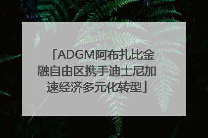 ADGM阿布扎比金融自由区携手迪士尼加速经济多元化转型