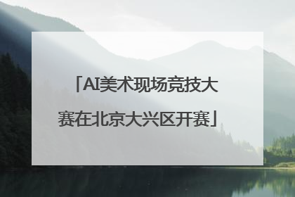 AI美术现场竞技大赛在北京大兴区开赛